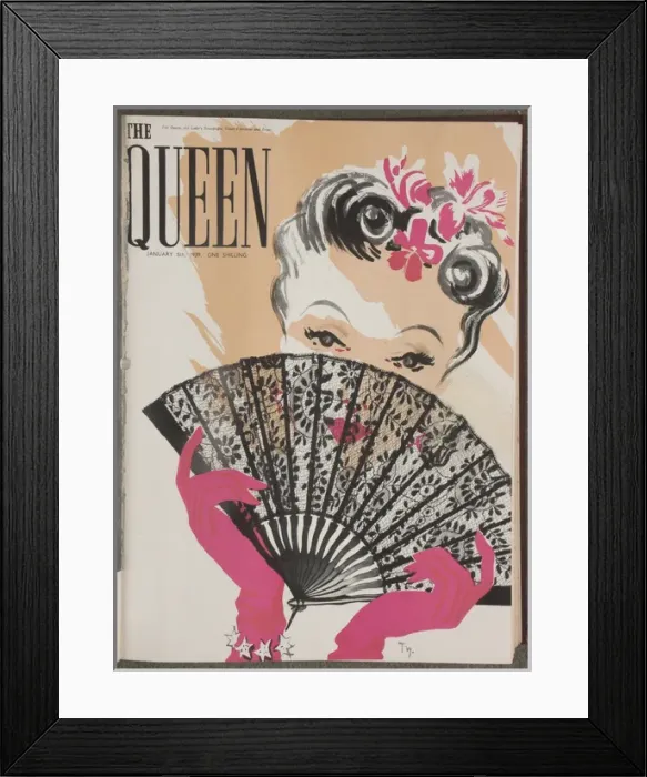 Framed Print : The Queen mag 1938 Framed Print : The Queen mag 1938