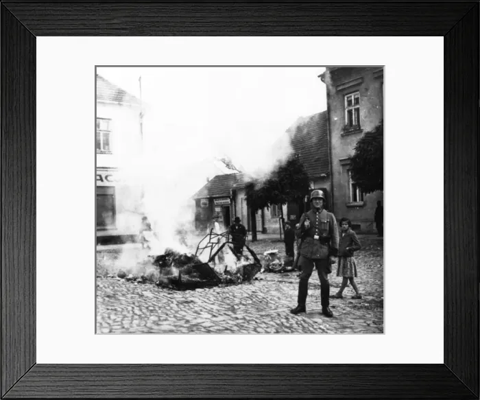 Framed Print : Jewish Beds Burned Framed Print : Jewish Beds Burned