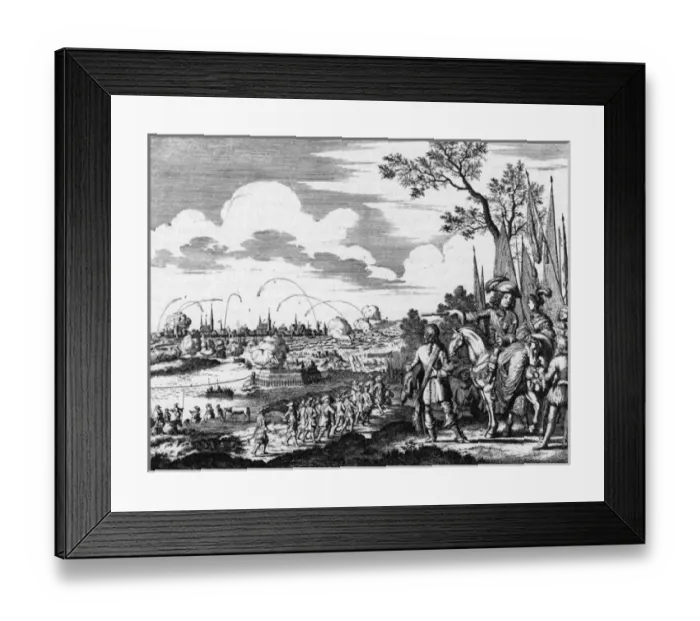 Framed Print : Siege of Weismar Framed Print : Siege of Weismar