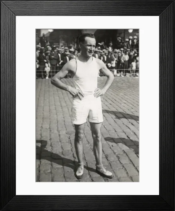 Framed Print : Athlete / Heaulme Framed Print : Athlete / Heaulme