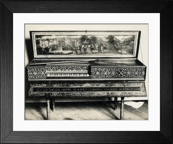 Framed Print : Elizabethan Spinet Framed Print : Elizabethan Spinet