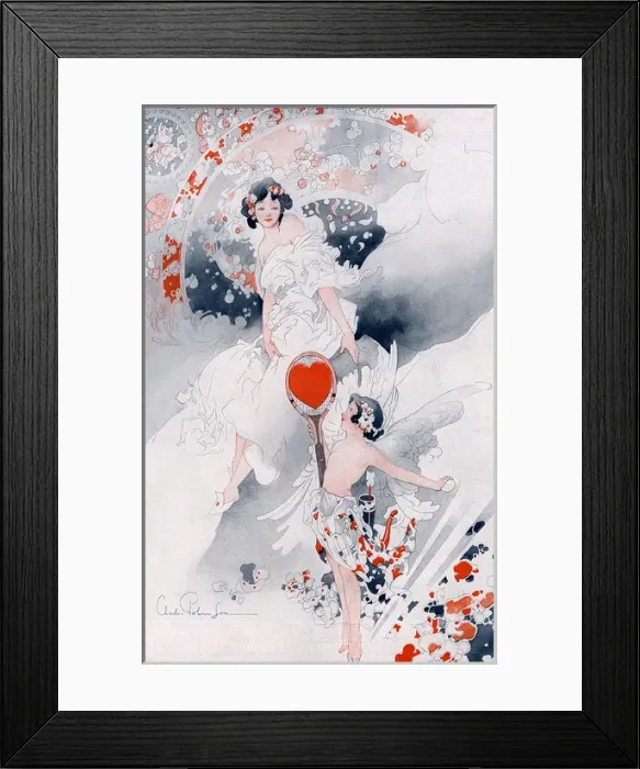 Framed Print : Colour illustration by Charles Robinson Framed Print : Colour illustration by Charles Robinson