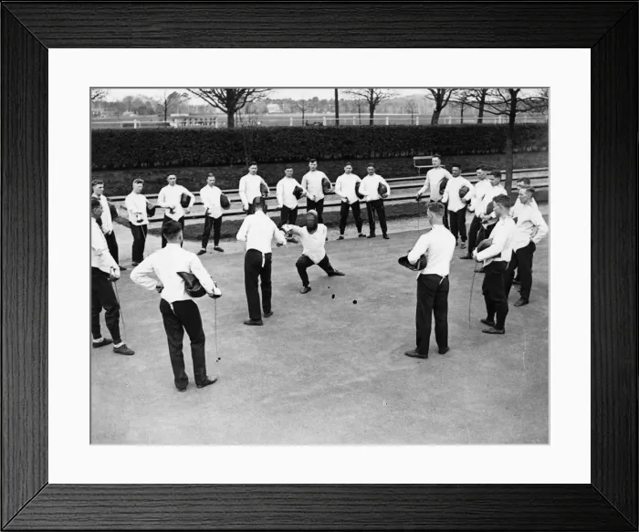 Framed Print : Fencing Soldiers Framed Print : Fencing Soldiers