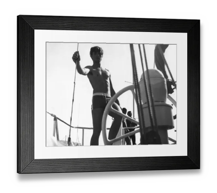 Framed Print : Handsome Nautical Type Framed Print : Handsome Nautical Type