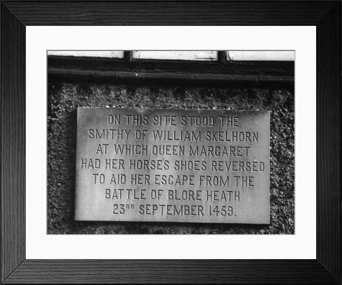 Framed Print : Mucklestone Anvil Framed Print : Mucklestone Anvil