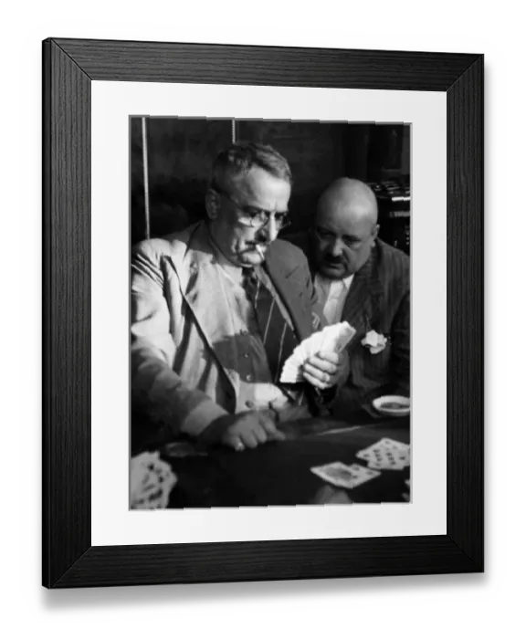 Framed Print : Old Card Sharks Framed Print : Old Card Sharks