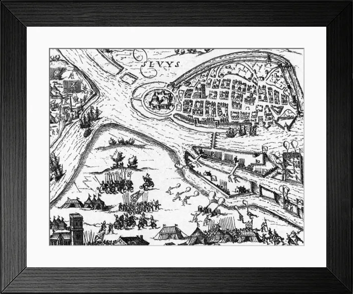 Framed Print : Siege of Sluis Framed Print : Siege of Sluis