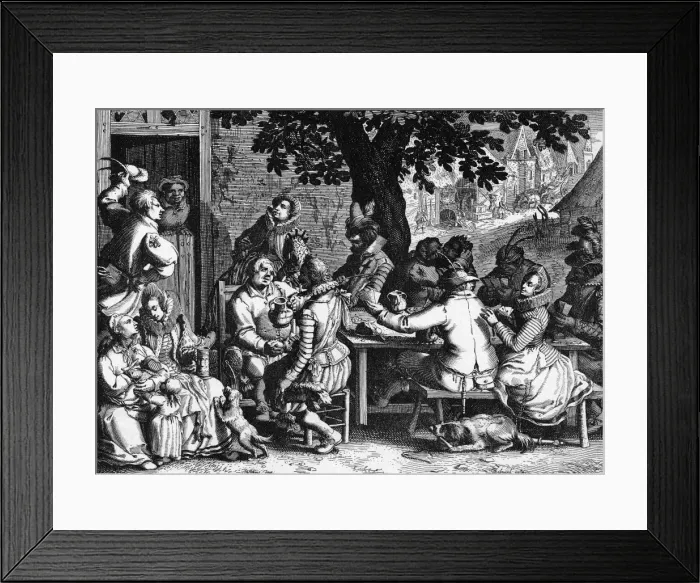 Framed Print : Dutch and Spanish Framed Print : Dutch and Spanish