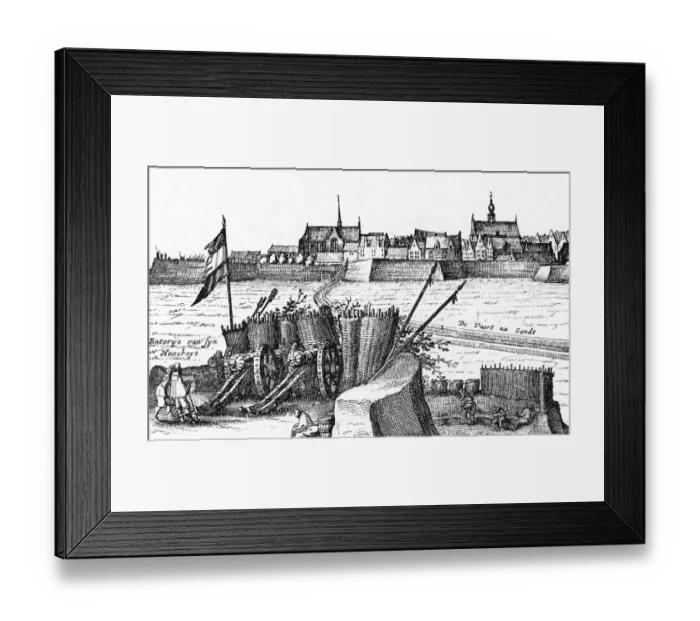 Framed Print : Siege of Hulst Framed Print : Siege of Hulst