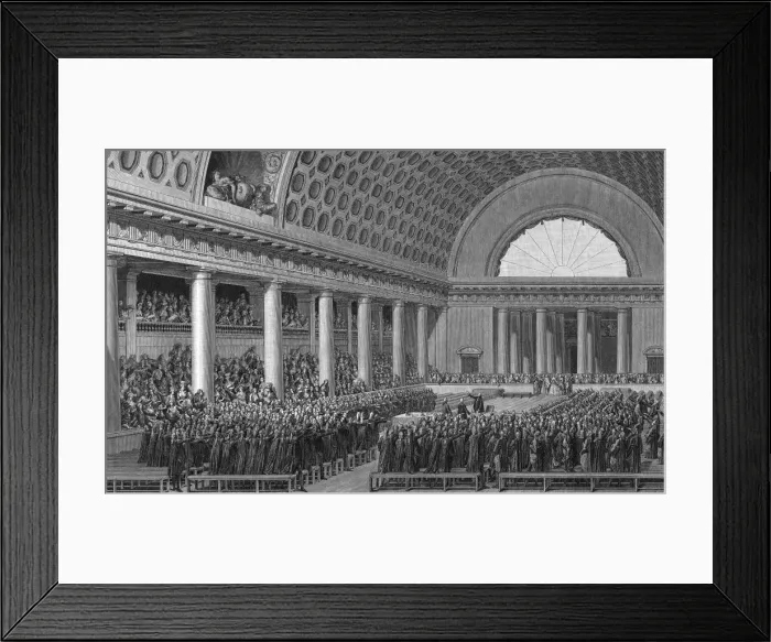 Framed Print : Delegates at Versailles Framed Print : Delegates at Versailles