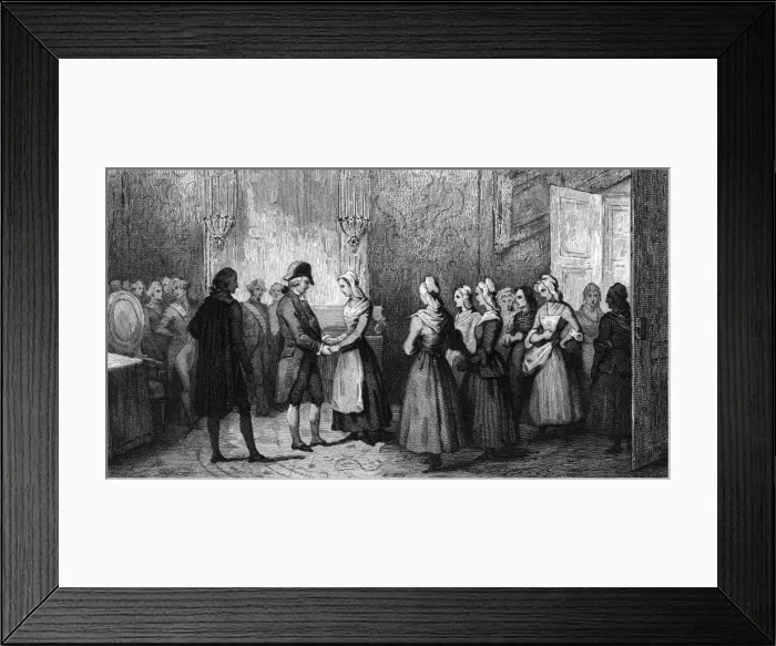 Framed Print : Women at Versailles 5 Framed Print : Women at Versailles 5