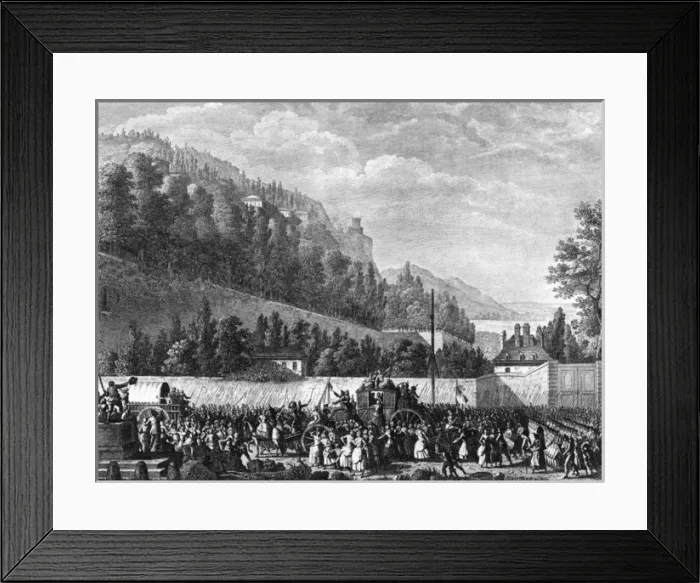 Framed Print : Women at Versailles 3 Framed Print : Women at Versailles 3