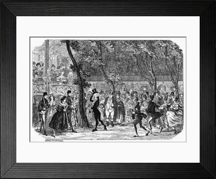 Framed Print : Vauxhall Gardens Framed Print : Vauxhall Gardens