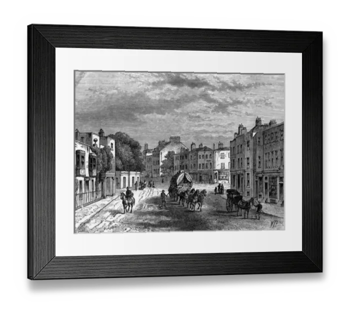 Framed Print : Vauxhall 1825 Framed Print : Vauxhall 1825