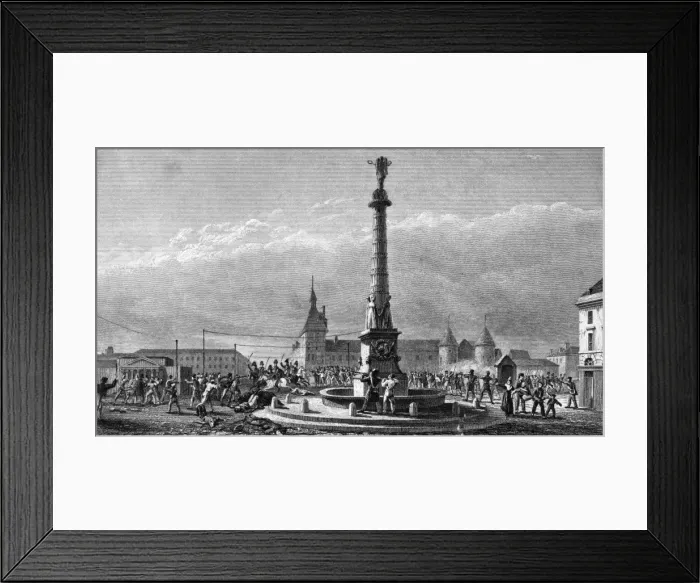 Framed Print : Fighting, Chatelet Framed Print : Fighting, Chatelet