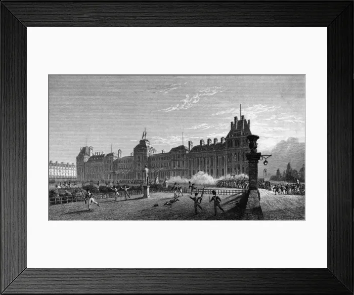 Framed Print : Fighting, Tuileries Framed Print : Fighting, Tuileries