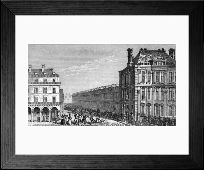 Framed Print : Fighting, Tuileries Framed Print : Fighting, Tuileries