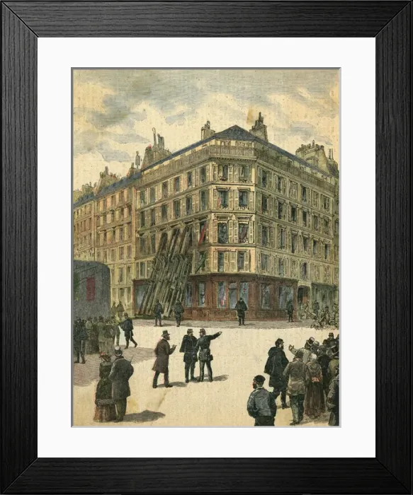 Framed Print : Anarchist Outrages 8 Framed Print : Anarchist Outrages 8
