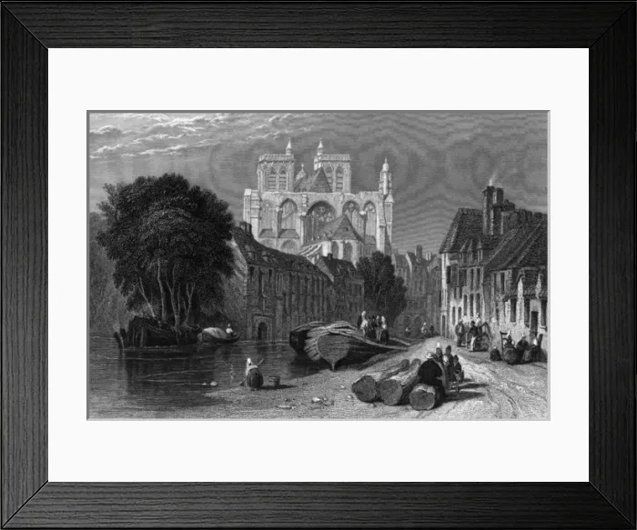 Framed Print : France / Abbeville Framed Print : France / Abbeville