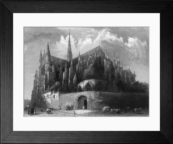 Framed Print : Amiens Cathedral