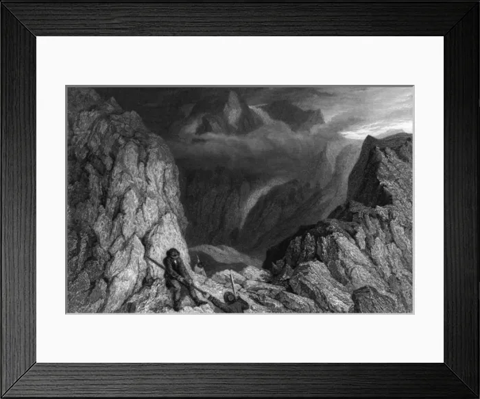 Framed Print : Col D haute Luce Framed Print : Col D haute Luce