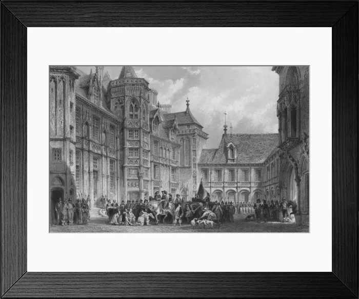 Framed Print : Bourges Coeur Maison Framed Print : Bourges Coeur Maison