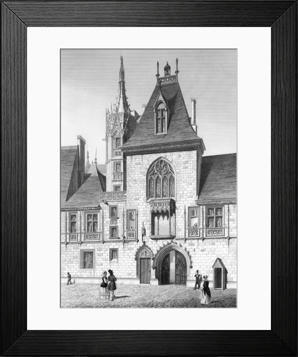 Framed Print : Bourges Coeur Maison Framed Print : Bourges Coeur Maison
