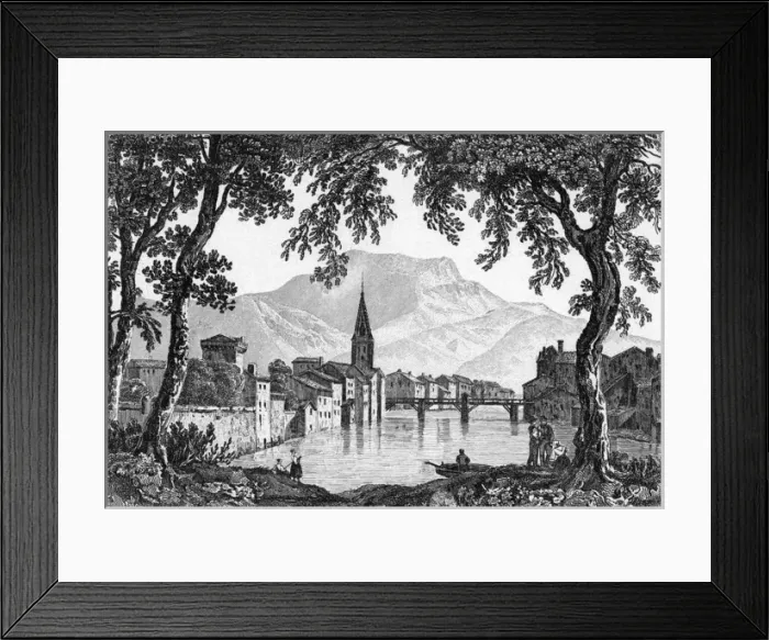 Framed Print : France Grenoble Framed Print : France Grenoble