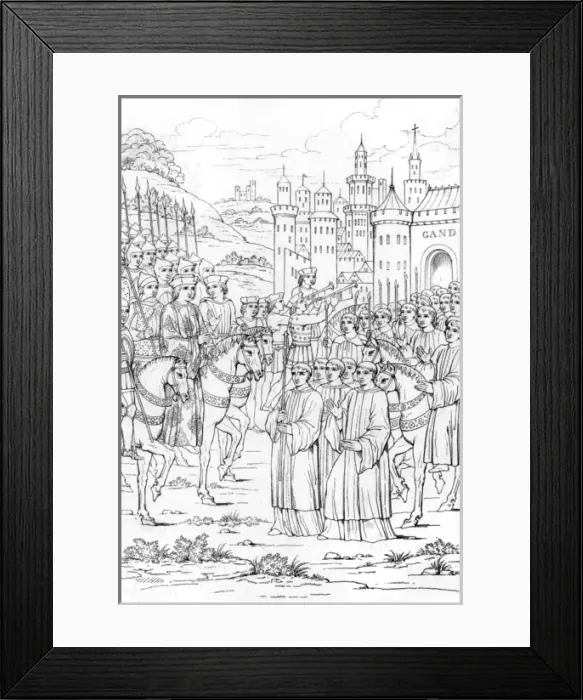 Framed Print : Duke at Ghent - 1 Framed Print : Duke at Ghent - 1
