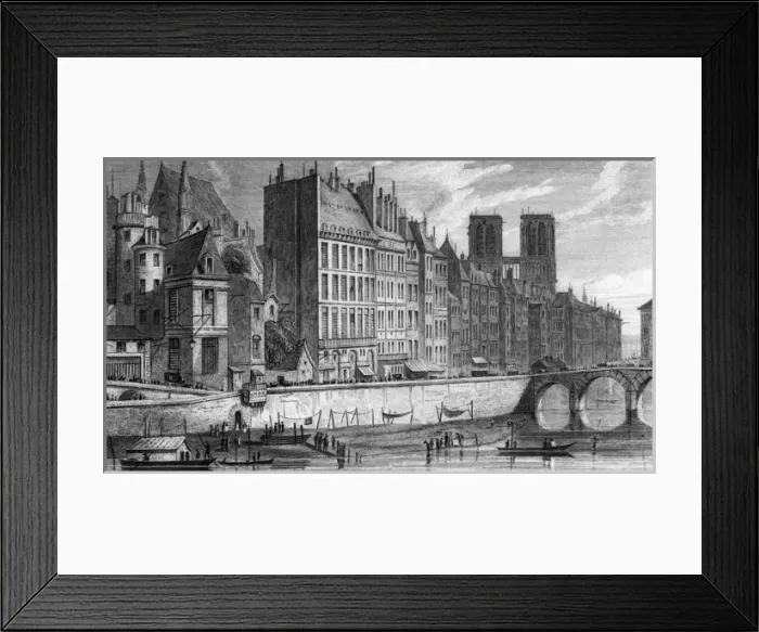 Framed Print : Paris Quai Orfevres Framed Print : Paris Quai Orfevres