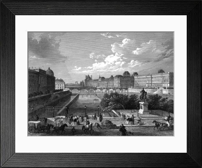 Framed Print : Paris Seine Framed Print : Paris Seine