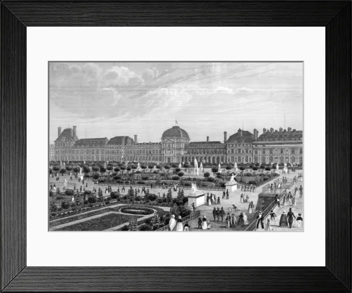 Framed Print : Paris Tuileries Framed Print : Paris Tuileries