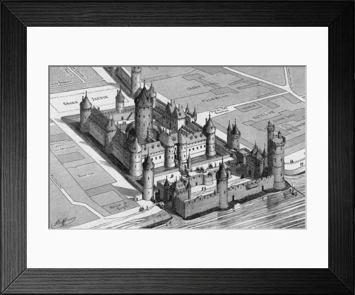 Framed Print : Paris Louvre C12 Framed Print : Paris Louvre C12