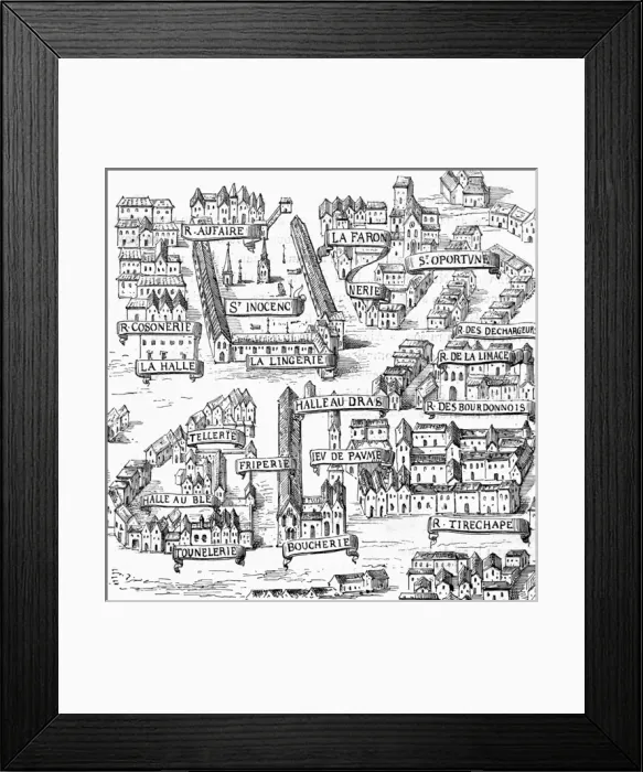 Framed Print : Paris Les Halles Framed Print : Paris Les Halles