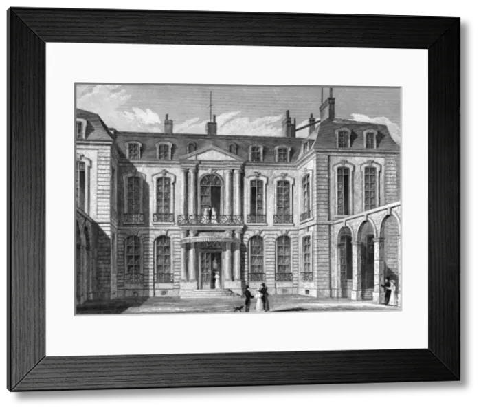 Framed Print : Paris British Embassy Framed Print : Paris British Embassy