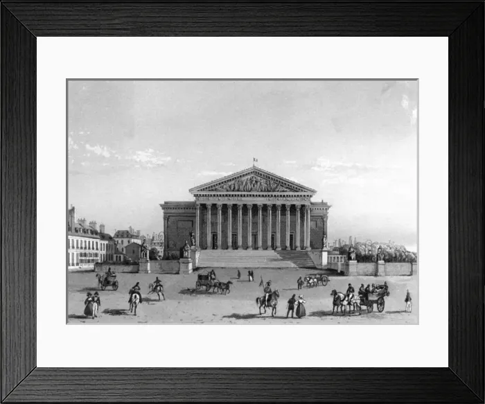 Framed Print : Paris Deputies Chambre Framed Print : Paris Deputies Chambre