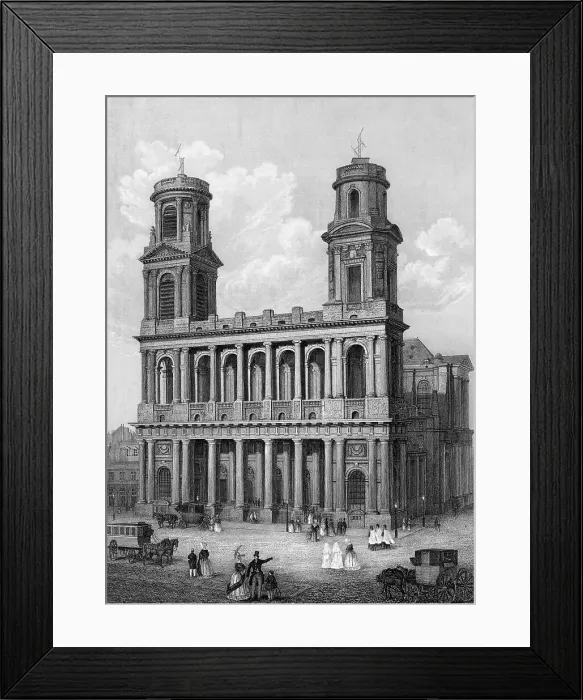 Framed Print : Paris Saint Sulpice Framed Print : Paris Saint Sulpice