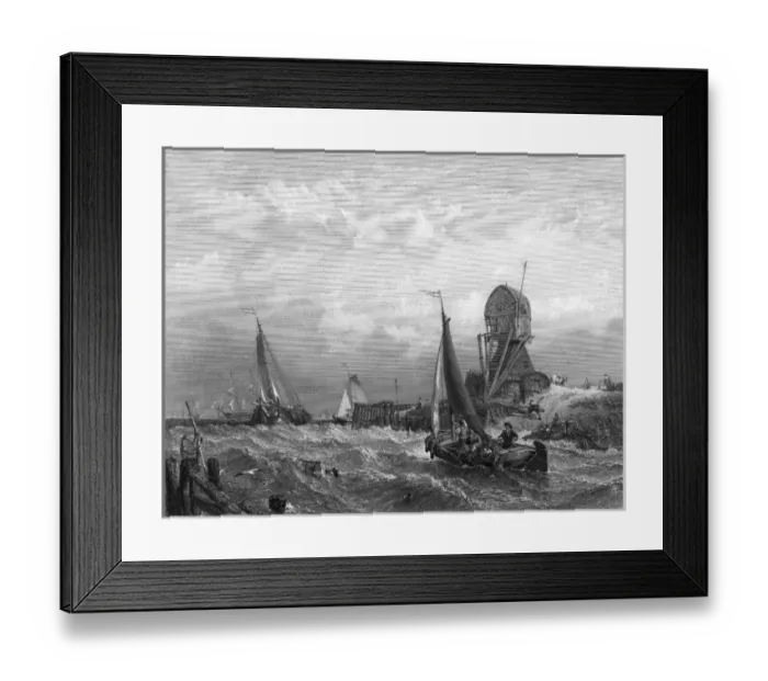 Framed Print : Netherlands Zuyder Zee Framed Print : Netherlands Zuyder Zee