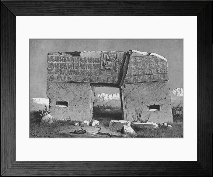 Framed Print : Bolivia Tiahuanoco Framed Print : Bolivia Tiahuanoco
