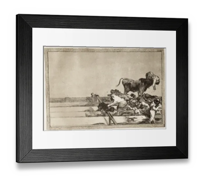 Framed Print : Dreadful events in the front rows of the ring at Madrid Framed Print : Dreadful events in the front rows of the ring at Madrid