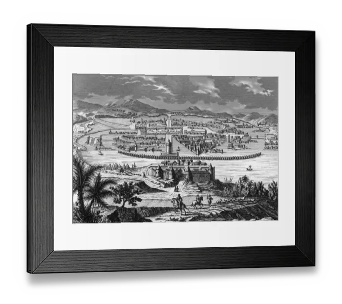 Framed Print : Mexico City in 1519 Framed Print : Mexico City in 1519