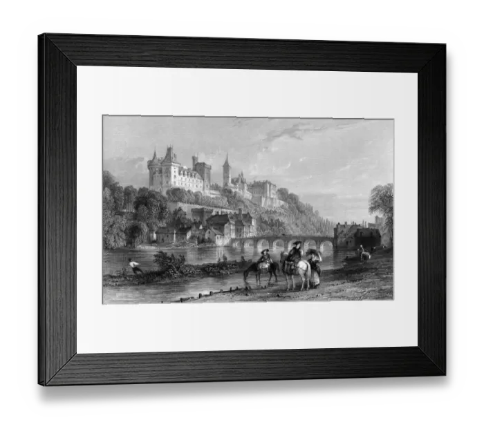 Framed Print : FRANCE PAU Framed Print : FRANCE PAU