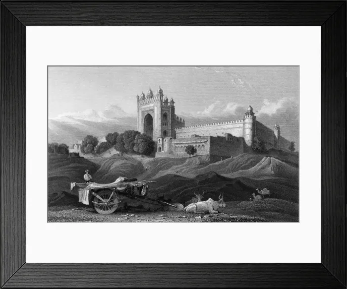 Framed Print : India Agra Fatipur Sikri Framed Print : India Agra Fatipur Sikri