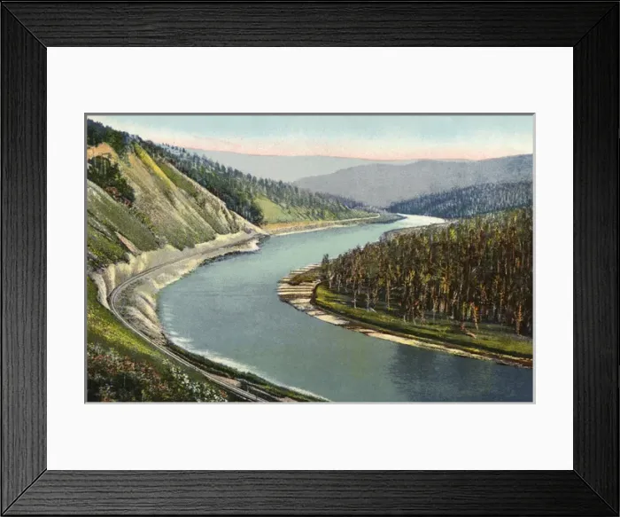 Framed Print : Trans-Siberian Railway - Tolocha River Framed Print : Trans-Siberian Railway - Tolocha River