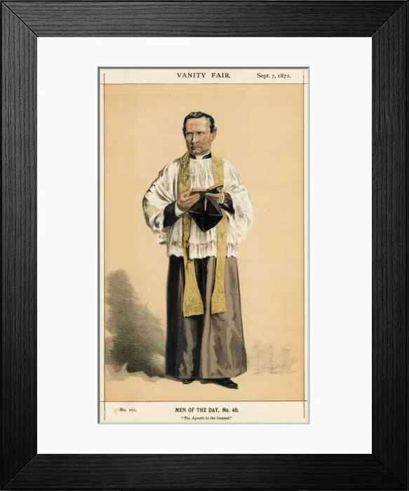 Framed Print : Msgr Thomas John Capel, Vanity Fair, Montbard Framed Print : Msgr Thomas John Capel, Vanity Fair, Montbard