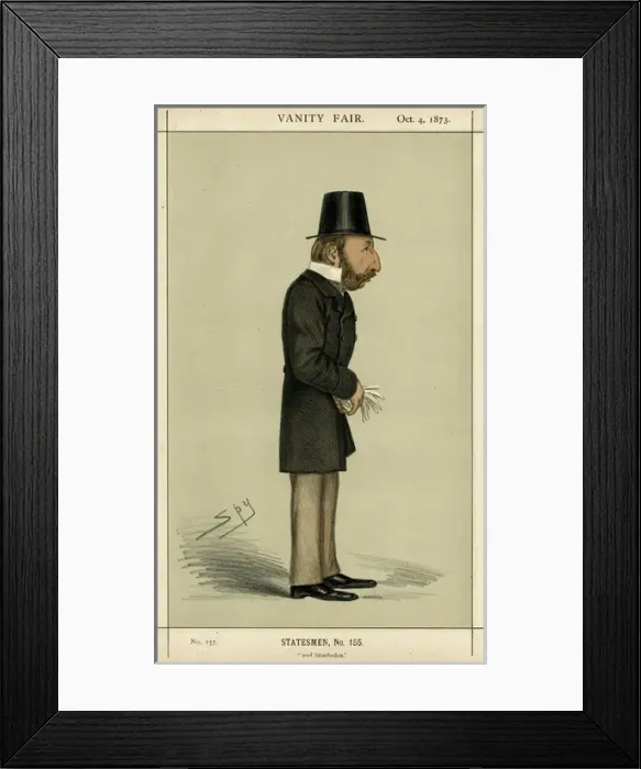 Framed Print : Lord Campbell and Stratheden, Vanity Fair, Spy Framed Print : Lord Campbell and Stratheden, Vanity Fair, Spy