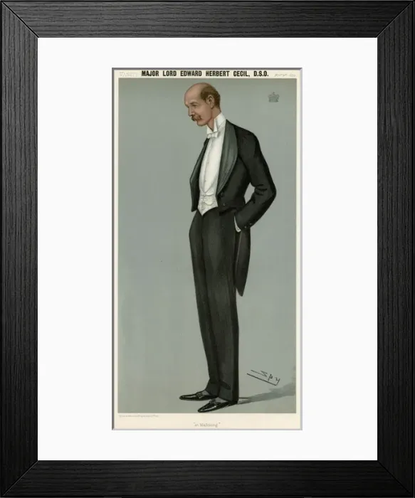 Framed Print : Lord E. H. Cecil, Vanity Fair, Spy Framed Print : Lord E. H. Cecil, Vanity Fair, Spy