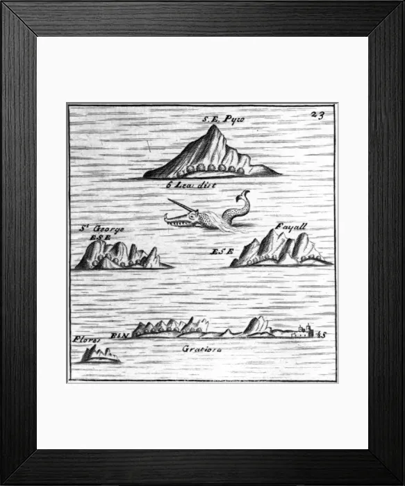 Framed Print : Atlantic Is. Azores Framed Print : Atlantic Is. Azores