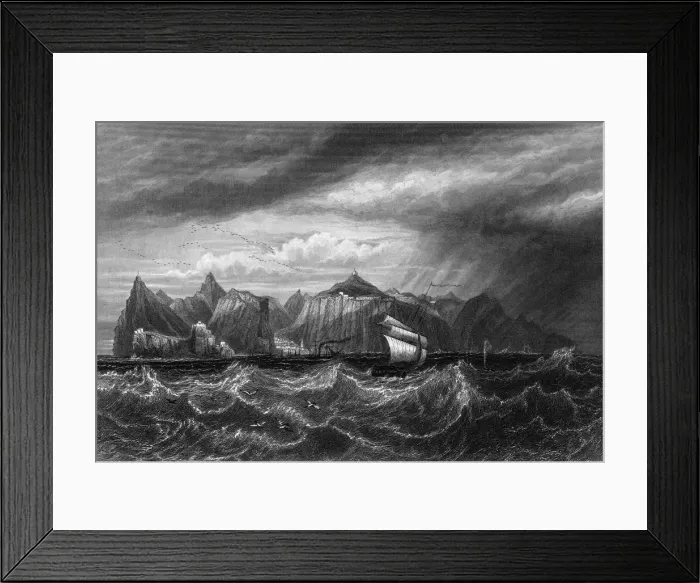 Framed Print : Atlantic Saint Helena Framed Print : Atlantic Saint Helena