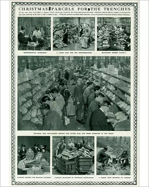 Christmas parcels for the trenches 1916